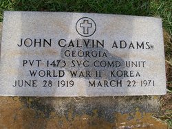 John Calvin “Pete” Adams Sr.
