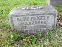 Elsie <I>Geigele</I> Allspaugh 