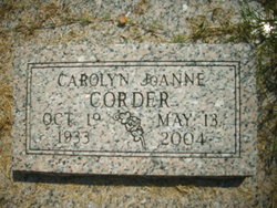 Carolyn JoAnne <I>Pickering</I> Corder 