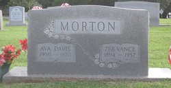 Ava Estelle <I>Davis</I> Morton 