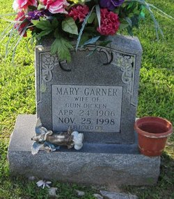 Mary Evo <I>Garner</I> Dicken 