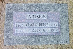 Clara Belle <I>Harriman</I> Ainslie 