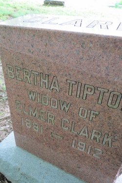 Bertha <I>Tipton</I> Clark 