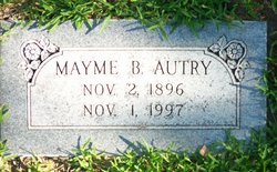 Mayme E <I>Blankinship</I> Autry 