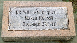 Dr William Dennis Neville 