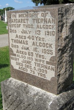 Margaret <I>Tiernan</I> Alcock 