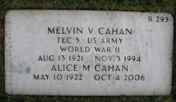 Melvin V Cahan 