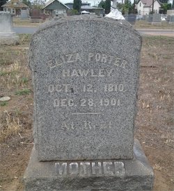 Eliza <I>Porter</I> Hawley 