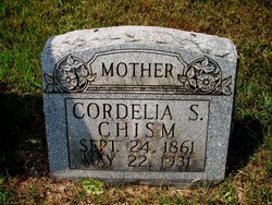 Cordelia <I>Singleton</I> Chism 
