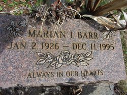 Marian I Barr 