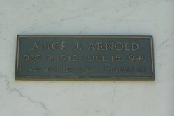 Alice J <I>Collins</I> Arnold 