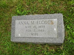 Anna M <I>Sansburn</I> Elcock 