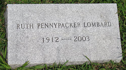 Ruth <I>Pennypacker</I> Lombard 