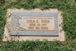 Lola Esther <I>Acklin</I> Eden 