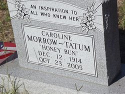 Caroline B. “Honey Bun” <I>Morrow</I> Tatum 