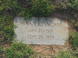 Edna <I>Patrick</I> Kermgard 