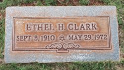 Ethel H. <I>Holdaway</I> Clark 