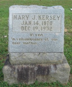 Mary J. <I>Finster</I> Kersey 