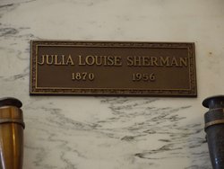 Julia Louise <I>Gray</I> Sherman 