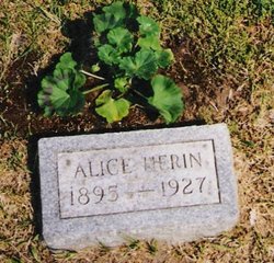Alice Myrtle <I>Rowe</I> Herin 