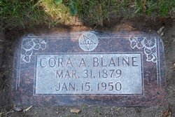 Cora A Blaine 