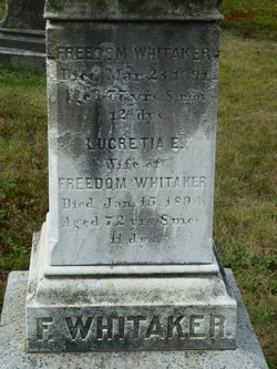 Lucretia E. <I>Rose</I> Whitaker 