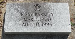 Eva Fay <I>Snearly</I> Barkley 