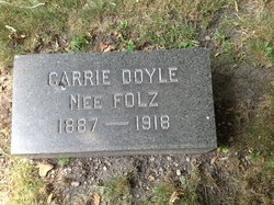 Caroline “Carrie” <I>Folz</I> Doyle 