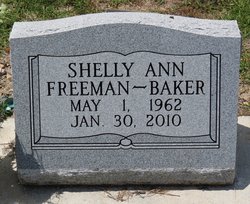 Shelly Ann <I>Freeman</I> Baker 