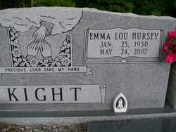 Emma Lou <I>Hursey</I> Kight 