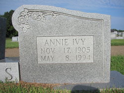 Annie <I>Ivy</I> Davis 