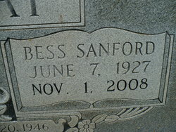 Bessie Frances “Bess” <I>Sanford</I> Cresap 