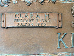 Clara M. <I>Hubbard</I> King 