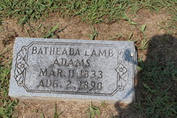 Batheaba <I>Lamb</I> Adams 