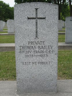 Private Thomas Bailey 