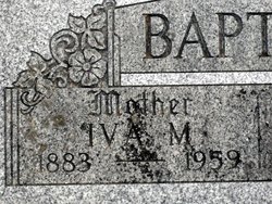 Iva Marie <I>Jones</I> Baptist 