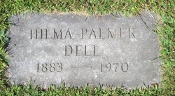 Hilma C <I>Palmer</I> Dell 