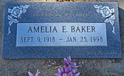 Amelia Ellen <I>Hudson</I> Baker 