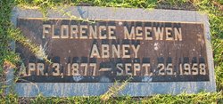 Florence <I>McEwen</I> Abney 
