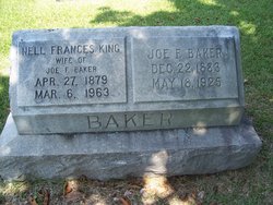 Nellie Frances “Nell” <I>King</I> Baker 
