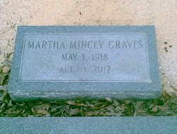 Martha <I>Mincey</I> Graves 