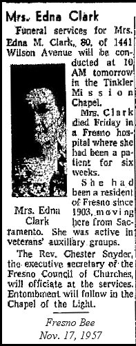 Edna M <I>Ward</I> Clark 