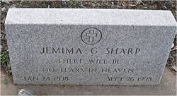 Jemima <I>Garner</I> Sharp 