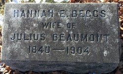 Hannah E <I>Beggs</I> Beaumont 