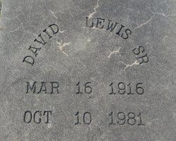 David Lewis Sr.