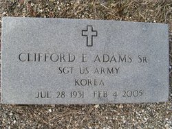 SGT Clifford Edward “Yank” Adams Sr.