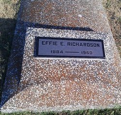 Effie E <I>Dyson</I> Richardson 