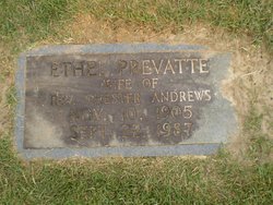 Mary Ethel <I>Prevatte</I> Andrews 