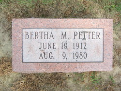 Bertha Margurett Aletrice Petter 