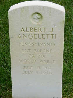 SGT Albert J Angeletti 